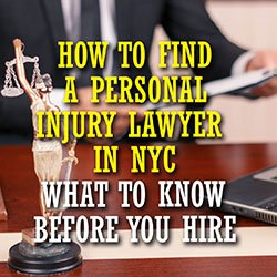 Find a Personal Injury Lawyer in NYC What to Know Intro